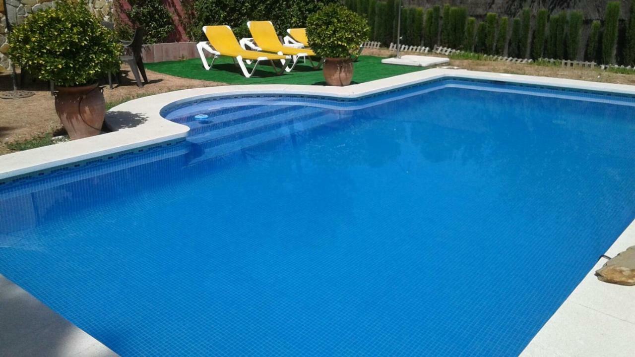 Casa Encantadora Con Piscina Privada Y Chimenea Villa Las Jaras Kültér fotó